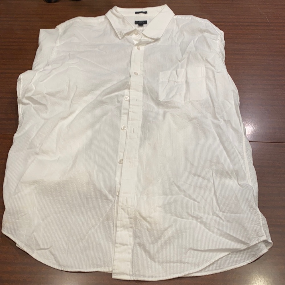 J. Crew dress shirt 100% cotton,  size XL Slim, long sleeve